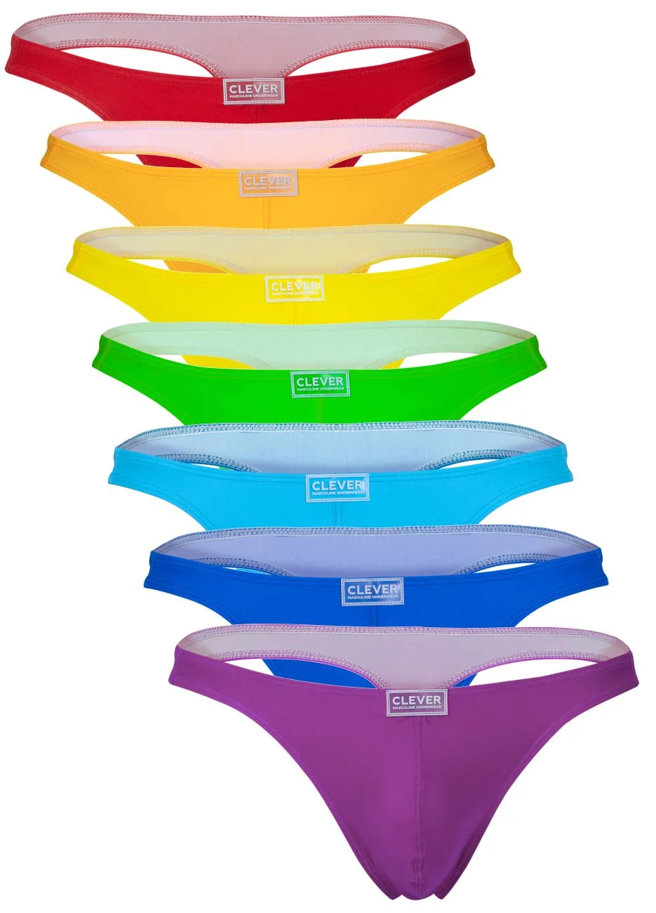10009 7PK Pride Thongs Color Multi-colored Size L - Image 12