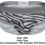 1801 Cebra Briefs Color Gray Size M - Image 7