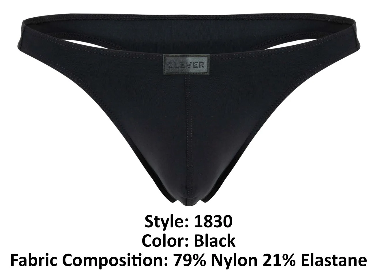 1830 Desirable Thongs Color Black Size L - Image 7
