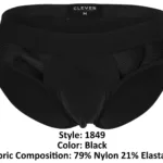 1849 Eros Bikini Color Black Size S - Image 8