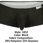 1852 Laberin Trunks Color Black Size S - Image 7
