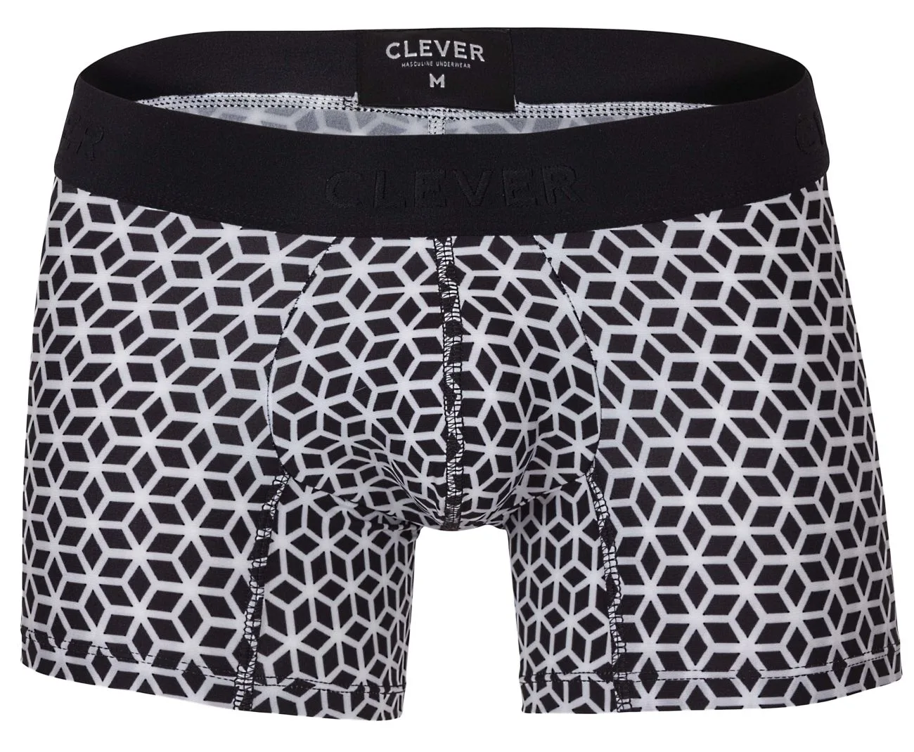 1854 Cuadricula Trunks Color White Size L - Image 3