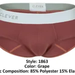 1863 Lecler Briefs Color Grape Size M - Image 8