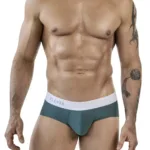 1863 Lecler Briefs Color Green Size L