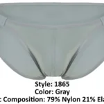 1865 Oomph Bikini Color Gray Size L - Image 8