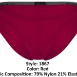 1867 Tokio Bikini Color Red Size XL - Image 7