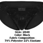 2040 Luxe Briefs Color Black Size L - Image 10