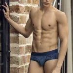 2055 Navy Briefs Color Dark Blue Size L - Image 4