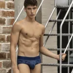 2055 Navy Briefs Color Dark Blue Size L - Image 5
