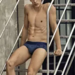 2055 Navy Briefs Color Dark Blue Size L - Image 6