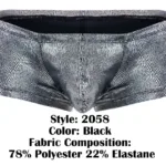 2058 Sparkles Trunks Color Black Size M - Image 8