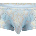 2061 Diamond Trunks Color Blue Size S - Image 4