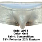 2061 Diamond Trunks Color Gold Size M - Image 7