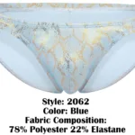 2062 Diamond Briefs Color Blue Size XL - Image 7