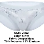 2062 Diamond Briefs Color Silver Size XL - Image 7