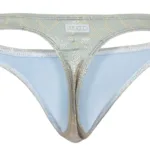2063 Diamond Thongs Color Gold Size L - Image 6