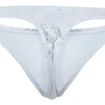 2063 Diamond Thongs Color Silver Size L - Image 6