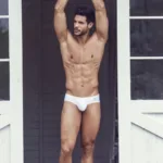 2373 Australian Latin Boxer Briefs Color White Size XL - Image 3