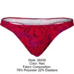 26030 Helion Thongs Color Red Size XL - Image 8