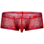 26032 Calipso Trunks Color Red Size L - Image 4