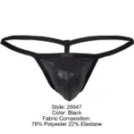 26047 Atlas G-String Color Black Size XL - Image 7