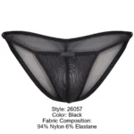 26057 Eos Bikini Color Black Size L - Image 7