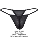 26058 Eos Thongs Color Black Size S - Image 7