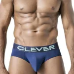 519968 3PK Australian Latin Briefs Color Beige-Blue-Green Size L - Image 5