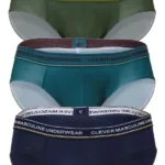 519969 3PK Australian Latin Briefs Color Blue-Petrol-Green Size M - Image 8