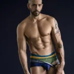 Alternative view of 519969 3PK Australian Latin Briefs Color Blue-Petrol-Green Size L