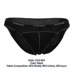 1215-BLK Naked Bikini Color Black Size M - Image 6
