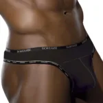 1216-BLK Naked Thong Color Black Size L