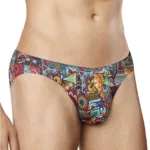 1217-PRN Groovy Bikini Color Printed Size L