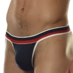 1218-NVY Metro Thong Color Navy Blue Size L