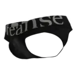 1250-BLK Wide-band Thong Color Black Size L - Image 4