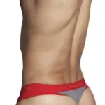 Alternative view of 1258-SMK Warrior Thong Color Smoke-Red Size L
