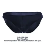 1281-NVY Hang-loose Bikini Brief Color Navy Blue Size L - Image 9