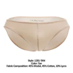 1281-TAN Hang-loose Bikini Brief Color Tan Size XL - Image 10