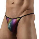 1300-RBW Disco Thongs Color Rainbow Size M - Image 3
