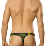 Alternative view of 1303-PRN Camosaic Thong Color Green Size L