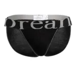 1313-BLK Ribbed Micromodal Bikini Color Black Size L - Image 5