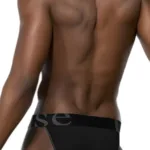 Alternative view of 1313-BLK Ribbed Micromodal Bikini Color Black Size L