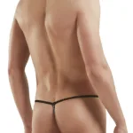 Alternative view of 1326-RBL Flashy G-String Color Royal Blue Size L