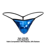 1326-RBL Flashy G-String Color Royal Blue Size S - Image 7