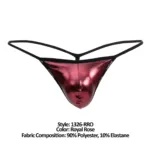 1326-RRO Flashy G-String Color Royal Rose Size XL - Image 7