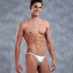 1326-SLV Flashy G-String Color Silver Snake Size L - Image 3