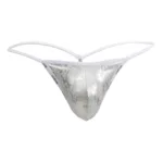 1326-SLV Flashy G-String Color Silver Snake Size L - Image 4