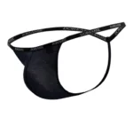 1330-NVY Ribbed Modal T-thong Color Navy Size S - Image 6