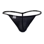 1330-NVY Ribbed Modal T-thong Color Navy Size S - Image 7