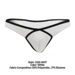 1332-WHT Loop Thong Color White Size XL - Image 8